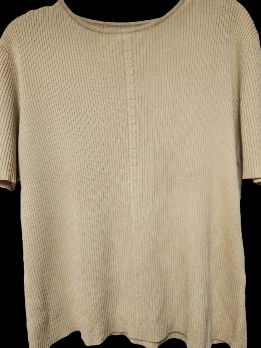 Women's Worthing Knit Short Sleeve Top Size XL
